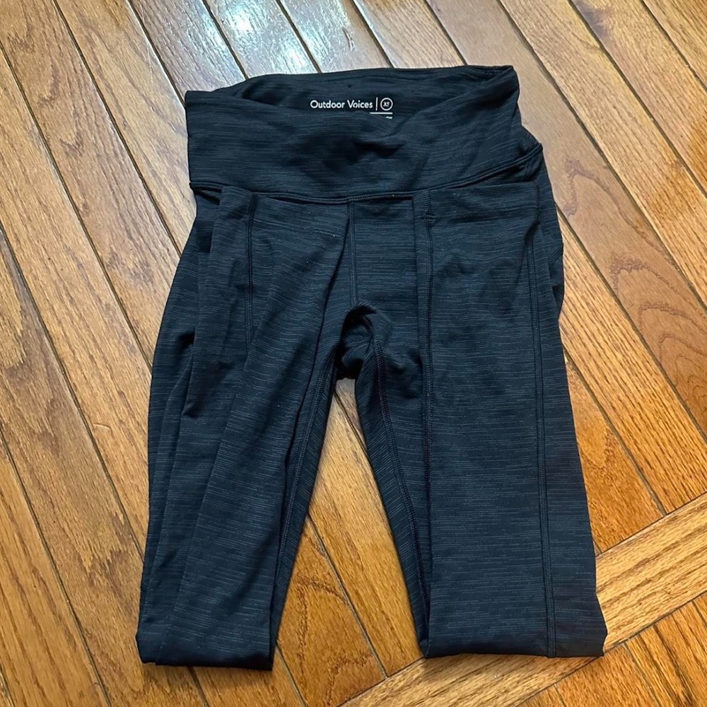 Outdoor Voices Black Leggings
